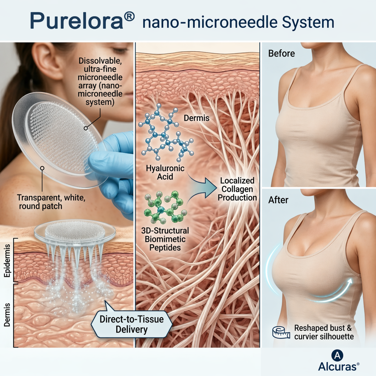 ๐๐ฎ๐ซ๐๐ฅ๐จ๐ซ๐ยฎ Targeted Breast Enhancement Advanced Nano Microneedle Patch