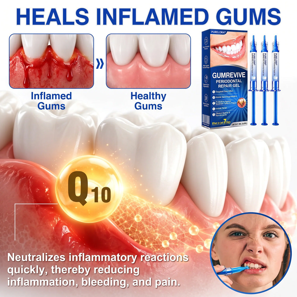 👨‍⚕️🦷𝑷𝒖𝒓𝒆𝒍𝒐𝒓𝒂® GumRevive periodontal repair gel