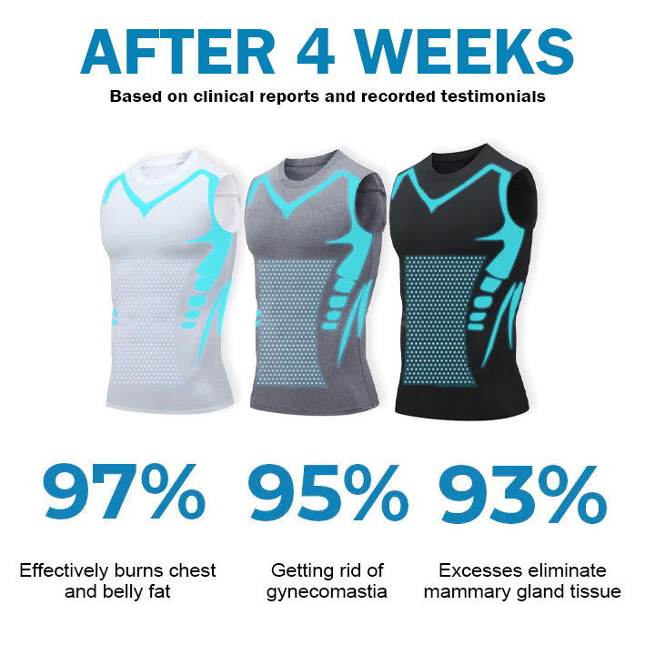 🔥Last Day: 80% OFF | 💪 PAIDUIS® Official Store Ice Silk Men's Body Shaping Compression Vest
