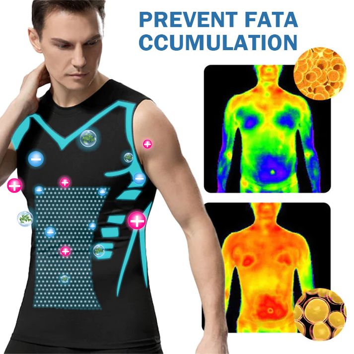 🔥Last Day: 80% OFF | 💪 PAIDUIS® Official Store Ice Silk Men's Body Shaping Compression Vest