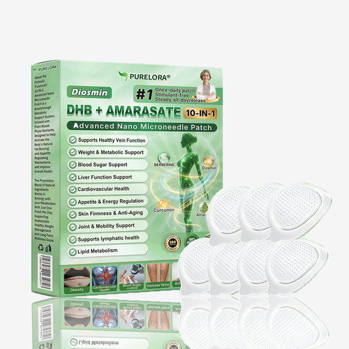 🌟𝐏𝐮𝐫𝐞𝐥𝐨𝐫𝐚® 𝐌𝐞𝐭𝐚𝐛𝐨𝐥𝐢𝐜 𝐌𝐚𝐭𝐫𝐢𝐱™ – 𝐃𝐇𝐁 + 𝐀𝐦𝐚𝐫𝐚𝐬𝐚𝐭𝐞 𝟏𝟎-𝐢𝐧-𝟏 𝐍𝐚𝐧𝐨 𝐌𝐢𝐜𝐫𝐨𝐧𝐞𝐞𝐝𝐥𝐞 𝐏𝐚𝐭𝐜𝐡 (💧𝐉𝐮𝐬𝐭 𝐎𝐧𝐜𝐞 𝐚 𝐃𝐚𝐲 – 𝐕𝐢𝐬𝐢𝐛𝐥𝐞 𝐑𝐞𝐬𝐮𝐥𝐭𝐬 𝐢𝐧 𝟕 𝐃𝐚𝐲𝐬!) ✅𝐓𝐚𝐜𝐤𝐥𝐞𝐬 𝐨𝐛𝐞𝐬𝐢𝐭𝐲, 𝐥𝐨𝐨𝐬𝐞 𝐬𝐤𝐢𝐧, 𝐝𝐢𝐚𝐛𝐞𝐭𝐞𝐬, 𝐬𝐥𝐞𝐞𝐩 𝐢𝐬𝐬𝐮𝐞𝐬, 𝐣𝐨𝐢𝐧𝐭 𝐩𝐚𝐢𝐧, 𝐚𝐧𝐝 𝐬𝐮𝐩𝐩𝐨𝐫𝐭𝐬 𝐯𝐞𝐢𝐧 & 𝐥𝐲𝐦𝐩𝐡𝐚𝐭𝐢𝐜 𝐜𝐢𝐫𝐜𝐮𝐥𝐚𝐭𝐢𝐨𝐧