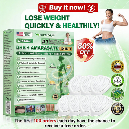 𝐏𝐮𝐫𝐞𝐥𝐨𝐫𝐚® 𝐌𝐞𝐭𝐚𝐛𝐨𝐥𝐢𝐜 𝐌𝐚𝐭𝐫𝐢𝐱™ – 𝐃𝐇𝐁 + 𝐀𝐦𝐚𝐫𝐚𝐬𝐚𝐭𝐞 𝟏𝟎-𝐢𝐧-𝟏 𝐍𝐚𝐧𝐨 𝐌𝐢𝐜𝐫𝐨𝐧𝐞𝐞𝐝𝐥𝐞 𝐏𝐚𝐭𝐜𝐡 (💧𝐉𝐮𝐬𝐭 𝐎𝐧𝐜𝐞 𝐚 𝐃𝐚𝐲 – 𝐕𝐢𝐬𝐢𝐛𝐥𝐞 𝐑𝐞𝐬𝐮𝐥𝐭𝐬 𝐢𝐧 𝟕 𝐃𝐚𝐲𝐬!) ✅𝐓𝐚𝐜𝐤𝐥𝐞𝐬 𝐨𝐛𝐞𝐬𝐢𝐭𝐲, 𝐥𝐨𝐨𝐬𝐞 𝐬𝐤𝐢𝐧, 𝐝𝐢𝐚𝐛𝐞𝐭𝐞𝐬, 𝐬𝐥𝐞𝐞𝐩 𝐢𝐬𝐬𝐮𝐞𝐬, 𝐣𝐨𝐢𝐧𝐭 𝐩𝐚𝐢𝐧, 𝐚𝐧𝐝 𝐬𝐮𝐩𝐩𝐨𝐫𝐭𝐬 𝐯𝐞𝐢𝐧 & 𝐥𝐲𝐦𝐩𝐡𝐚𝐭𝐢𝐜 𝐜𝐢𝐫𝐜𝐮𝐥𝐚𝐭𝐢𝐨𝐧