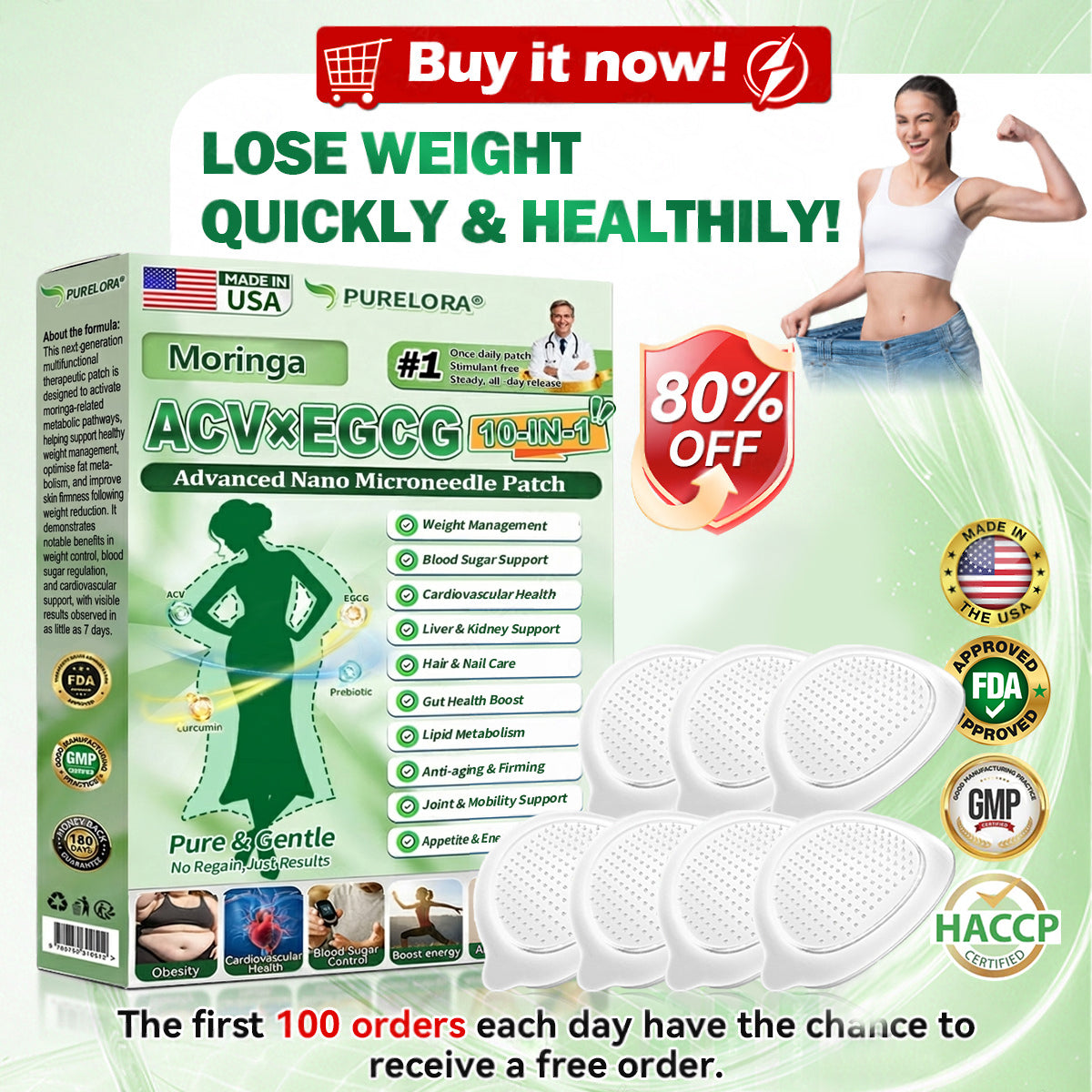 【👨‍⚕️𝐍𝐞𝐰 & 𝐈𝐦𝐩𝐫𝐨𝐯𝐞𝐝 𝐅𝐨𝐫𝐦𝐮𝐥𝐚🇺🇸】🆕𝐏𝐮𝐫𝐞𝐥𝐨𝐫𝐚® 𝐀𝐂𝐕 × 𝐄𝐆𝐂𝐆 𝟏𝟎-𝐢𝐧-𝟏 𝐀𝐝𝐯𝐚𝐧𝐜𝐞𝐝 𝐍𝐚𝐧𝐨 𝐌𝐢𝐜𝐫𝐨𝐧𝐞𝐞𝐝𝐥𝐞 𝐏𝐚𝐭𝐜𝐡 (💧𝐉𝐮𝐬𝐭 𝐨𝐧𝐜𝐞 𝐚 𝐝𝐚𝐲, 𝐯𝐢𝐬𝐢𝐛𝐥𝐞 𝐜𝐡𝐚𝐧𝐠𝐞𝐬 𝐢𝐧 𝟕 𝐝𝐚𝐲𝐬) ✅𝐅𝐨𝐫 𝐨𝐛𝐞𝐬𝐢𝐭𝐲, 🅛🅞🅞🅢🅔 🅢🅚🅘🅝,𝐝𝐢𝐚𝐛𝐞𝐭𝐞𝐬, 𝐬𝐥𝐞𝐞𝐩 𝐚𝐩𝐧𝐞𝐚, 𝐣𝐨𝐢𝐧𝐭 𝐢𝐬𝐬𝐮𝐞𝐬, 𝐚𝐧𝐝 𝐦𝐨𝐫𝐞