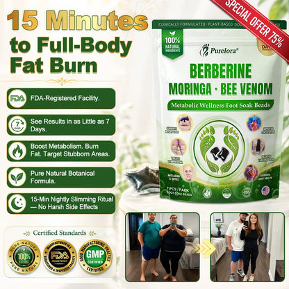 🇺🇸👩‍⚕️𝐎𝐟𝐟𝐢𝐜𝐢𝐚𝐥 𝐁𝐫𝐚𝐧𝐝 𝐒𝐭𝐨𝐫𝐞 |🌿𝑷𝒖𝒓𝒆𝒍𝒐𝒓𝒂® 𝑩𝒆𝒓𝒃𝒆𝒓𝒊𝒏𝒆 𝑴𝒐𝒓𝒊𝒏𝒈𝒂- 𝑩𝒆𝒆 𝑽𝒆𝒏𝒐𝒎 Metabolic Wellness Foot Soak Beads