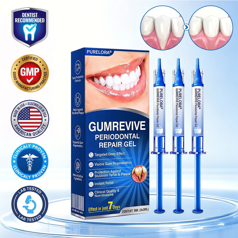 👨‍⚕️🦷𝑷𝒖𝒓𝒆𝒍𝒐𝒓𝒂® GumRevive periodontal repair gel