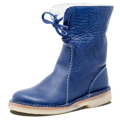 🔥Last Day 70% OFF - Waterproof Wool Lined Leather Orthopaedic Snow Boots