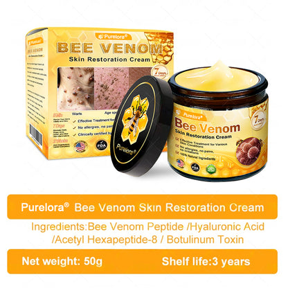 Made and Shipped from USA ✨ Purelora® Bee Venom Skin Restoration Cream ⏰ LAST DAY 80% OFF🛒