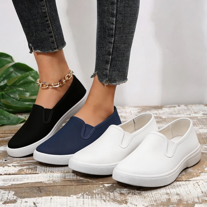 🔥 LAST DAY: 80% OFF - 👑 Women's Orthopedic Comfort Walking Shoes, Slip-On Design, All-Day Arch Support