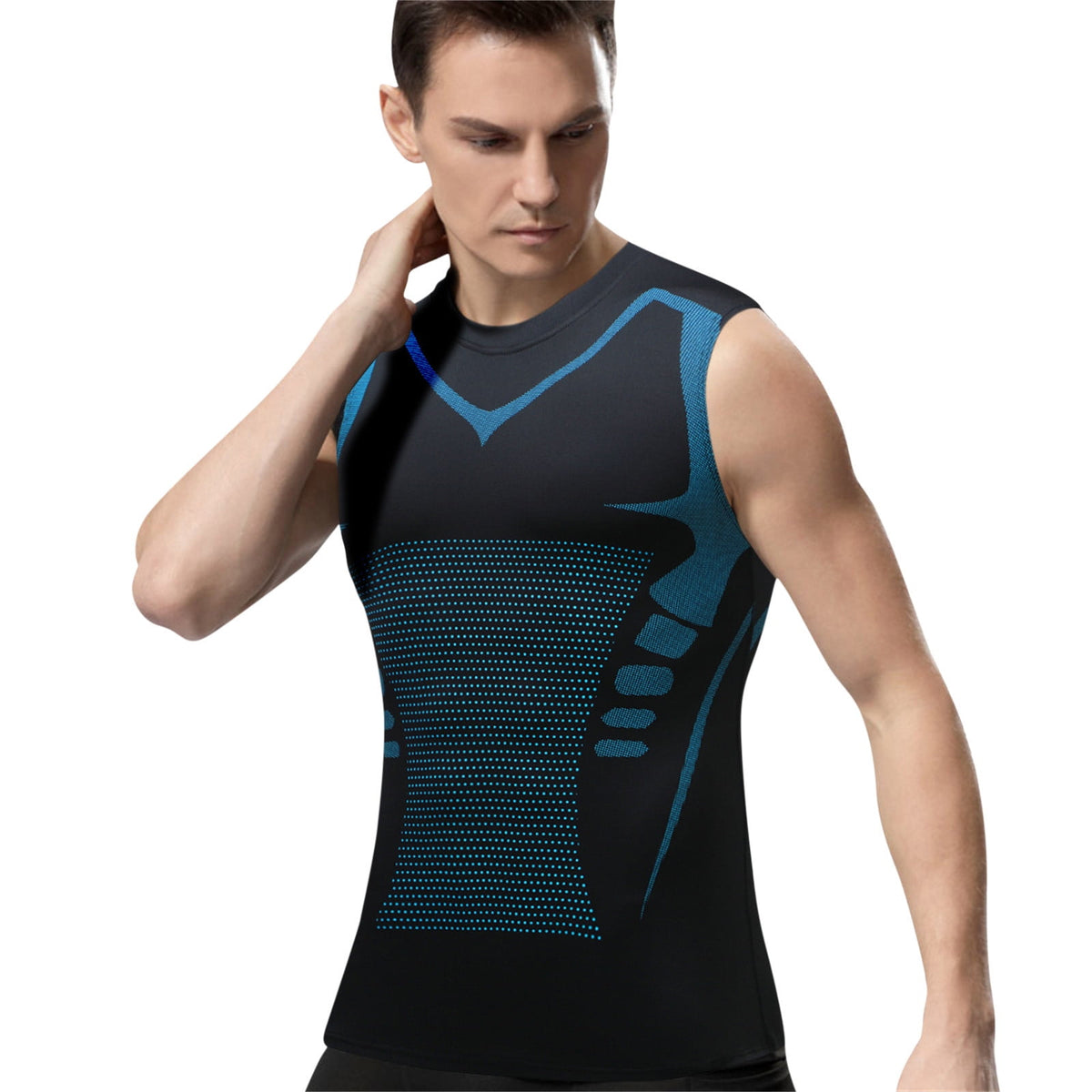 🔥Last Day: 80% OFF | 💪 PAIDUIS® Official Store Ice Silk Men's Body Shaping Compression Vest