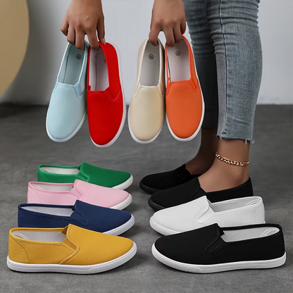 🔥 LAST DAY: 80% OFF - 👑 Women's Orthopedic Comfort Walking Shoes, Slip-On Design, All-Day Arch Support