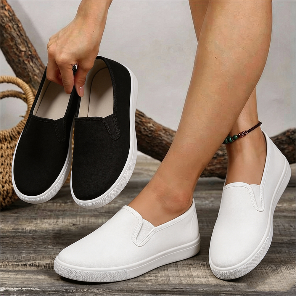 🔥 LAST DAY: 80% OFF - 👑 Women's Orthopedic Comfort Walking Shoes, Slip-On Design, All-Day Arch Support
