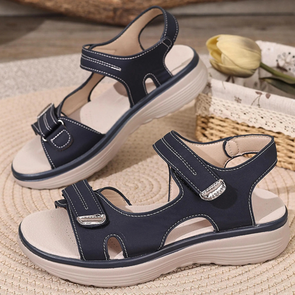 🔥 LAST DAY: 80% OFF - 👣 Women's Orthopedic Comfort Walking Sandals with Adjustable Arch Support