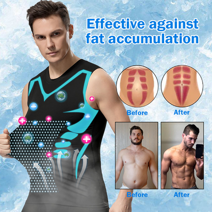 🔥Last Day: 80% OFF | 💪 PAIDUIS® Official Store Ice Silk Men's Body Shaping Compression Vest