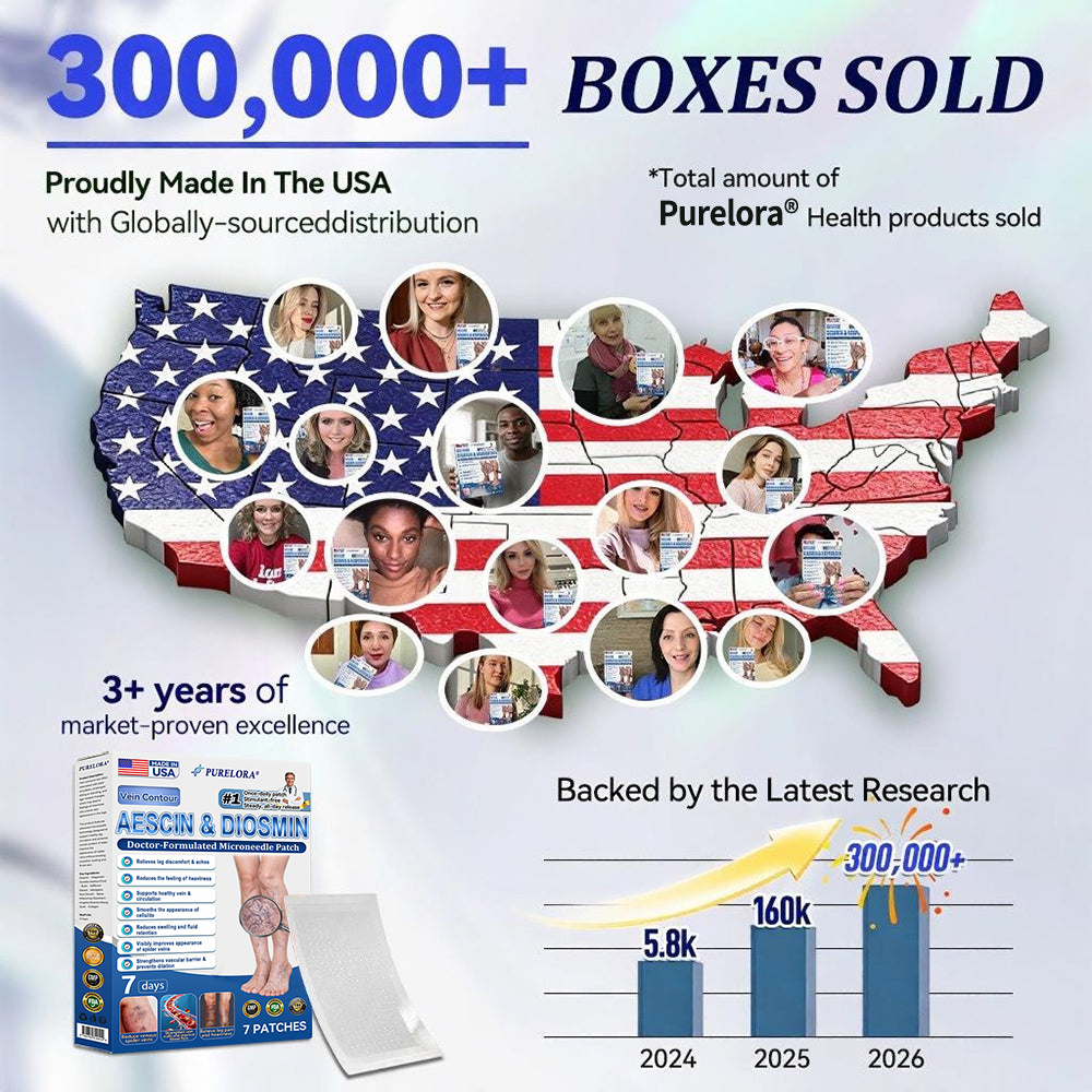 𝐏𝐮𝐫𝐞𝐥𝐨𝐫𝐚® 𝐃𝐢𝐨𝐬𝐦𝐢𝐧 & 𝐀𝐞𝐬𝐜𝐢𝐧 𝐕𝐞𝐢𝐧 𝐂𝐨𝐧𝐭𝐨𝐮𝐫 𝐌𝐢𝐜𝐫𝐨𝐧𝐞𝐞𝐝𝐥𝐞 𝐏𝐚𝐭𝐜𝐡 🌿𝟕-𝐃𝐚𝐲 𝐕𝐢𝐬𝐢𝐛𝐥𝐞 𝐑𝐞𝐬𝐮𝐥𝐭𝐬 𝐟𝐨𝐫 𝐕𝐚𝐫𝐢𝐜𝐨𝐬𝐞 𝐕𝐞𝐢𝐧𝐬 - 𝐀𝐝𝐯𝐚𝐧𝐜𝐞𝐝 𝐇𝐞𝐫𝐛𝐚𝐥 𝐁𝐥𝐞𝐧𝐝 𝐓𝐚𝐫𝐠𝐞𝐭𝐬 𝐒𝐩𝐢𝐝𝐞𝐫 𝐕𝐞𝐢𝐧𝐬 & 𝐑𝐞𝐥𝐢𝐞𝐯𝐞𝐬 𝐇𝐞𝐚𝐯𝐲, 𝐓𝐢𝐫𝐞𝐝 𝐋𝐞𝐠𝐬🦵