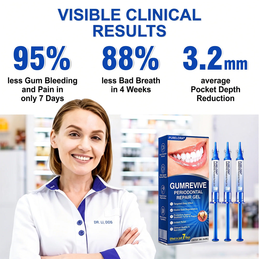 👨‍⚕️🦷𝑷𝒖𝒓𝒆𝒍𝒐𝒓𝒂® GumRevive periodontal repair gel