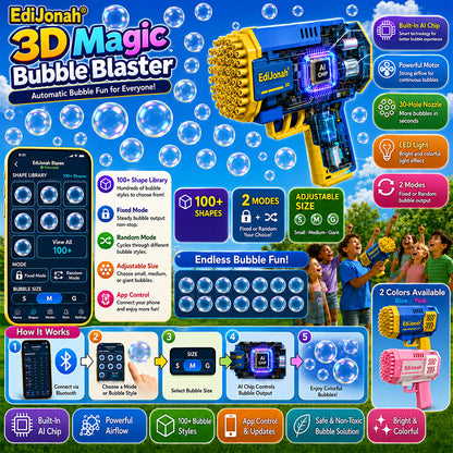 EdiJonah® Super 3D Magic Bubble Concentrate —— Animal & Ocean Fantasy Theme