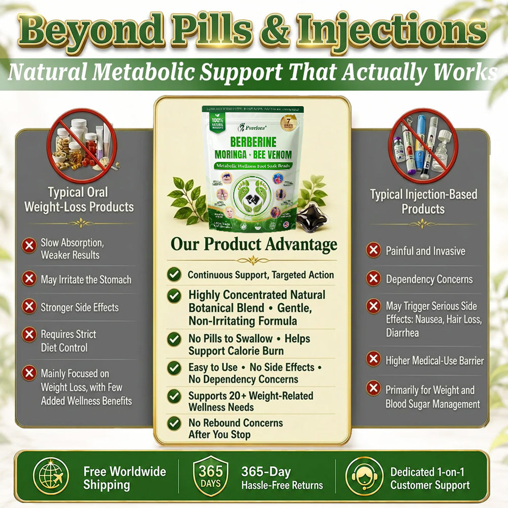 🇺🇸👩‍⚕️𝐎𝐟𝐟𝐢𝐜𝐢𝐚𝐥 𝐁𝐫𝐚𝐧𝐝 𝐒𝐭𝐨𝐫𝐞 |🌿𝑷𝒖𝒓𝒆𝒍𝒐𝒓𝒂® 𝑩𝒆𝒓𝒃𝒆𝒓𝒊𝒏𝒆 𝑴𝒐𝒓𝒊𝒏𝒈𝒂- 𝑩𝒆𝒆 𝑽𝒆𝒏𝒐𝒎 Metabolic Wellness Foot Soak Beads
