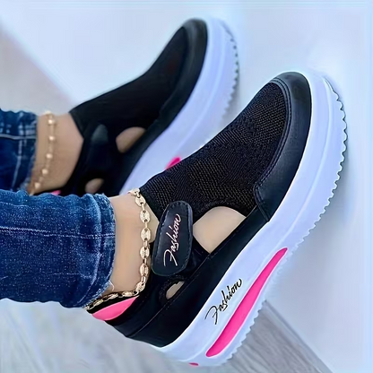 🔥 LAST DAY: 80% OFF - 👟 Women's Orthopedic Comfort Walking Shoes with Adjustable Velcro Fit