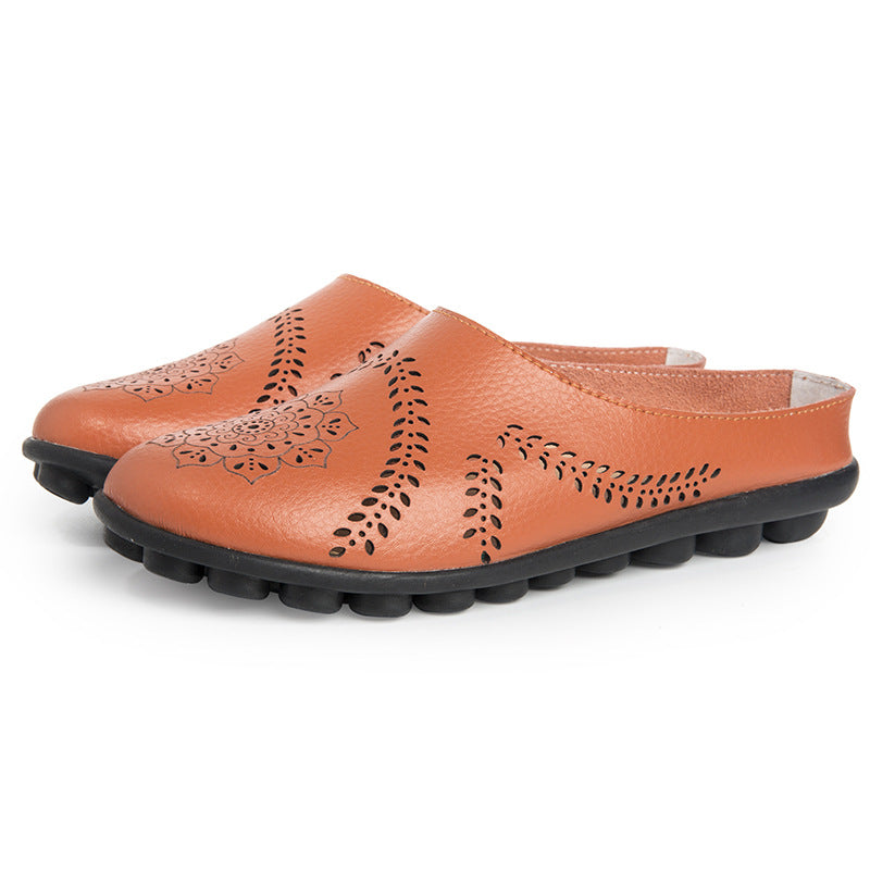 🏆 2026 Best Seller – Women’s Wide Toe Box & Wide Size Leather Mules ( 🔥Last Day 80% OFF)