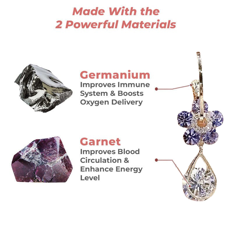 💎 Oneswear™ Crystal Flower Germanium Earrings (🔥Last Day Sale - Save up to 80%!)