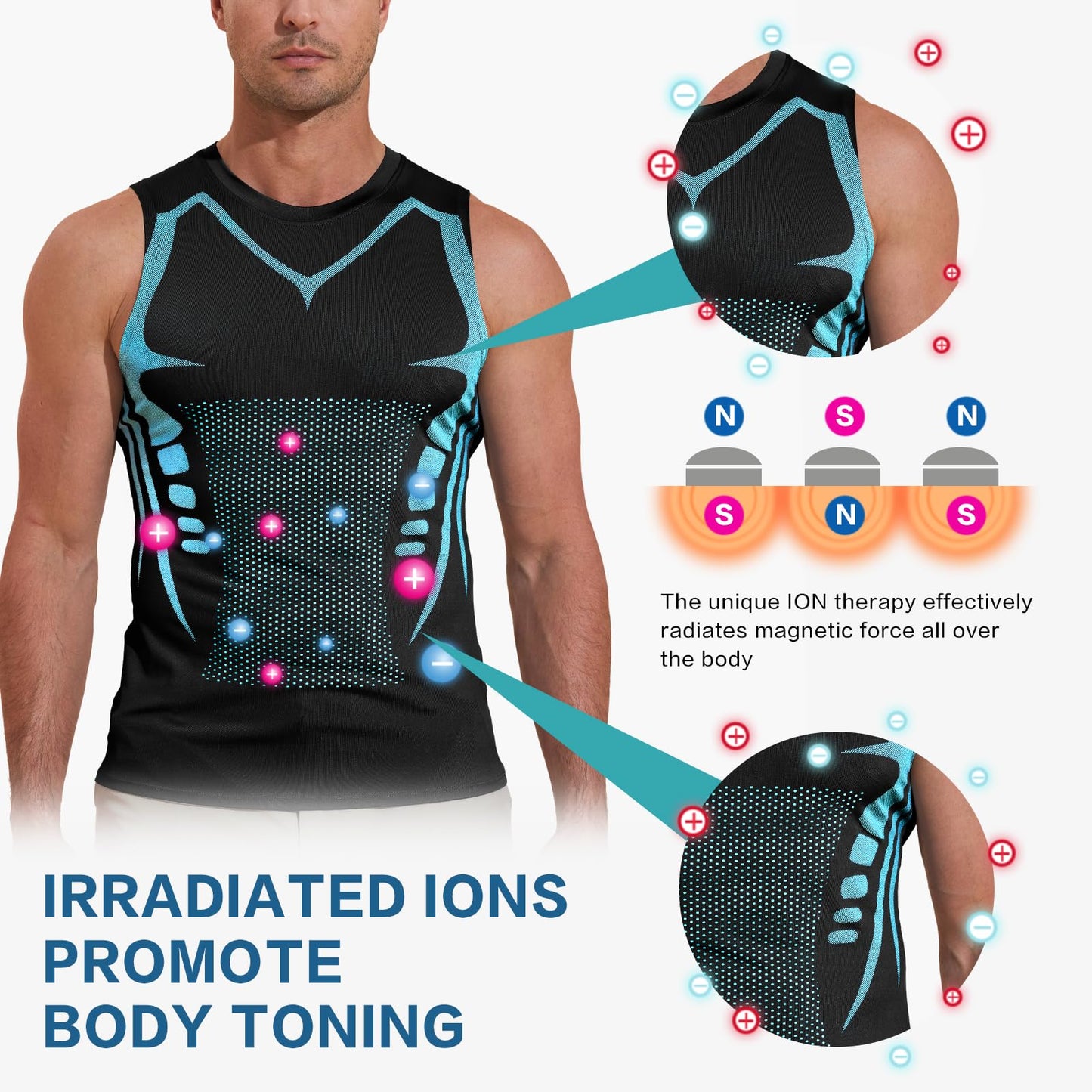 🔥Last Day: 80% OFF | 💪 PAIDUIS® Official Store Ice Silk Men's Body Shaping Compression Vest