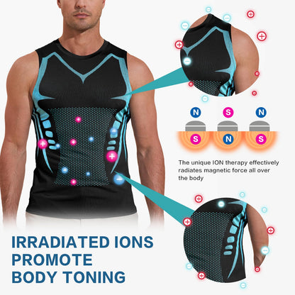 🔥Last Day: 80% OFF | 💪 PAIDUIS® Official Store Ice Silk Men's Body Shaping Compression Vest
