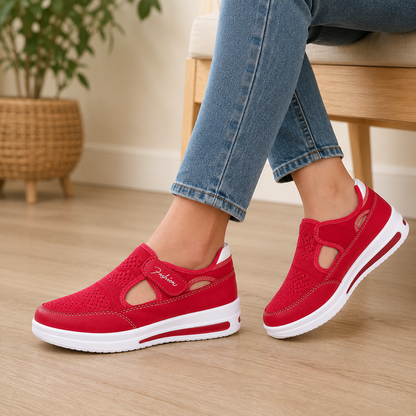 🔥 LAST DAY: 80% OFF - 👟 Women's Orthopedic Comfort Walking Shoes with Adjustable Velcro Fit