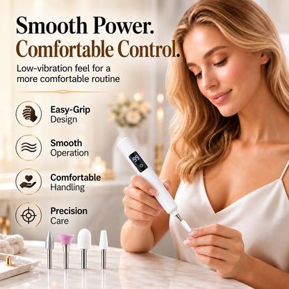 Mresio® Professional Electric Nail Drill Kit – Digital Speed Manicure & Pedicure System