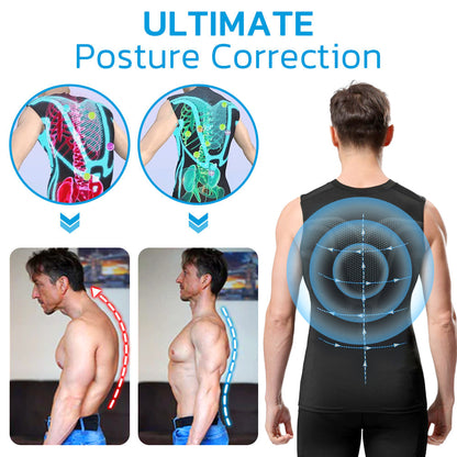 🔥Last Day: 80% OFF | 💪 PAIDUIS® Official Store Ice Silk Men's Body Shaping Compression Vest