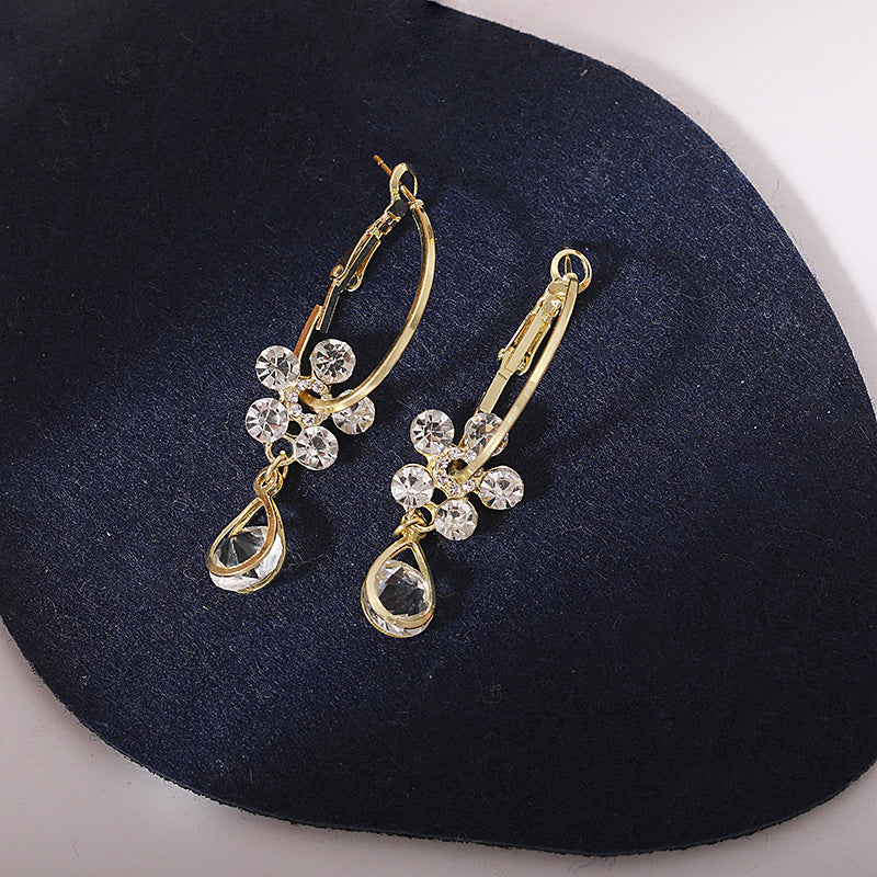 💎 Oneswear™ Crystal Flower Germanium Earrings (🔥Last Day Sale - Save up to 80%!)