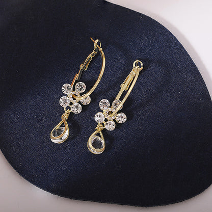 💎 Oneswear™ Crystal Flower Germanium Earrings (🔥Last Day Sale - Save up to 80%!)