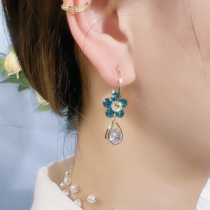 💎 Oneswear™ Crystal Flower Germanium Earrings (🔥Last Day Sale - Save up to 80%!)