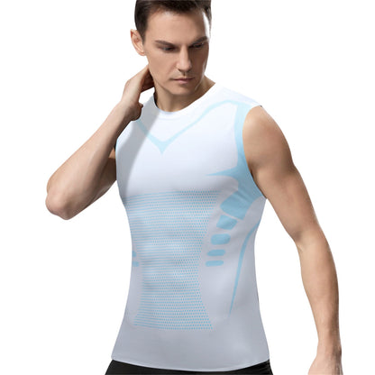 🔥Last Day: 80% OFF | 💪 PAIDUIS® Official Store Ice Silk Men's Body Shaping Compression Vest