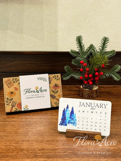 ✨Early Holiday Sale 80% OFF🌱Eco-Friendly Plantable “Timeless” Seed Calendar 2027