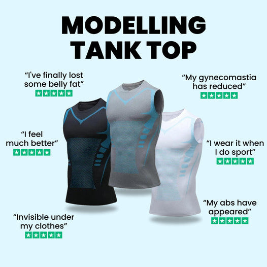 🔥Last Day: 80% OFF | 💪 PAIDUIS® Official Store Ice Silk Men's Body Shaping Compression Vest