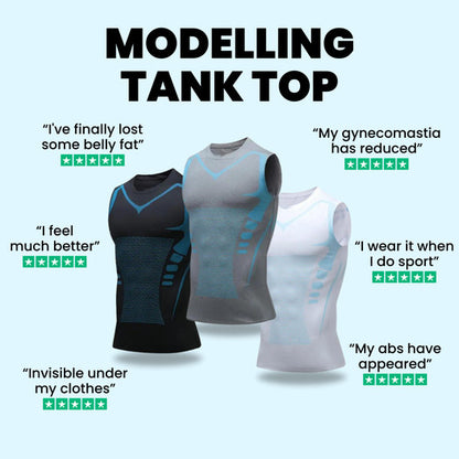 🔥Last Day: 80% OFF | 💪 PAIDUIS® Official Store Ice Silk Men's Body Shaping Compression Vest
