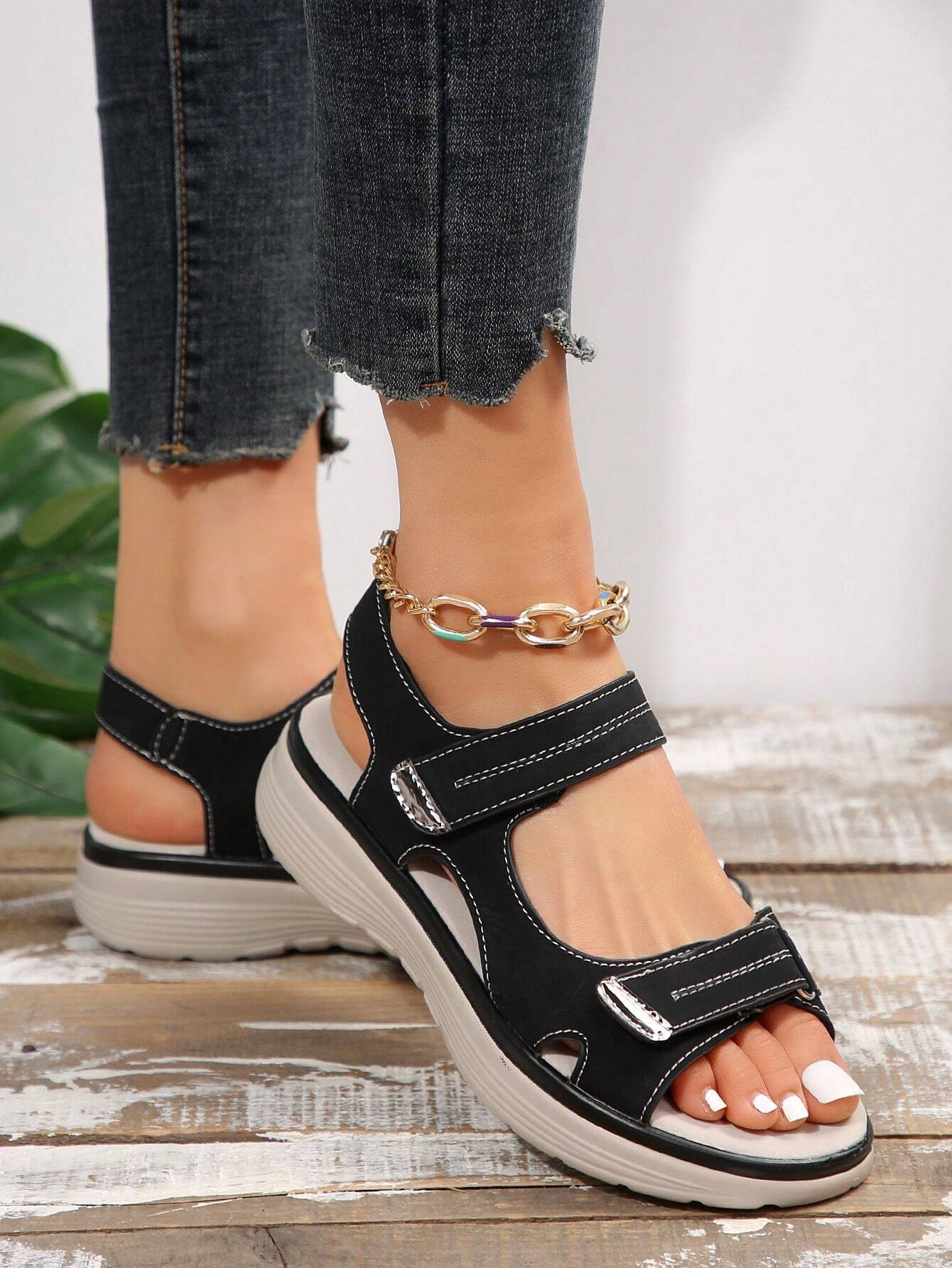 👑 LETZTE CHANCE: 80 % RABATT - 🔥 Damen Komfort-Sandalen mit verstellbaren Riemen