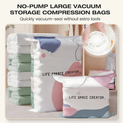 💥100K+ SOLD🛒 Large-Capacity Vacuum Bags – No Pump Needed! 💨✨