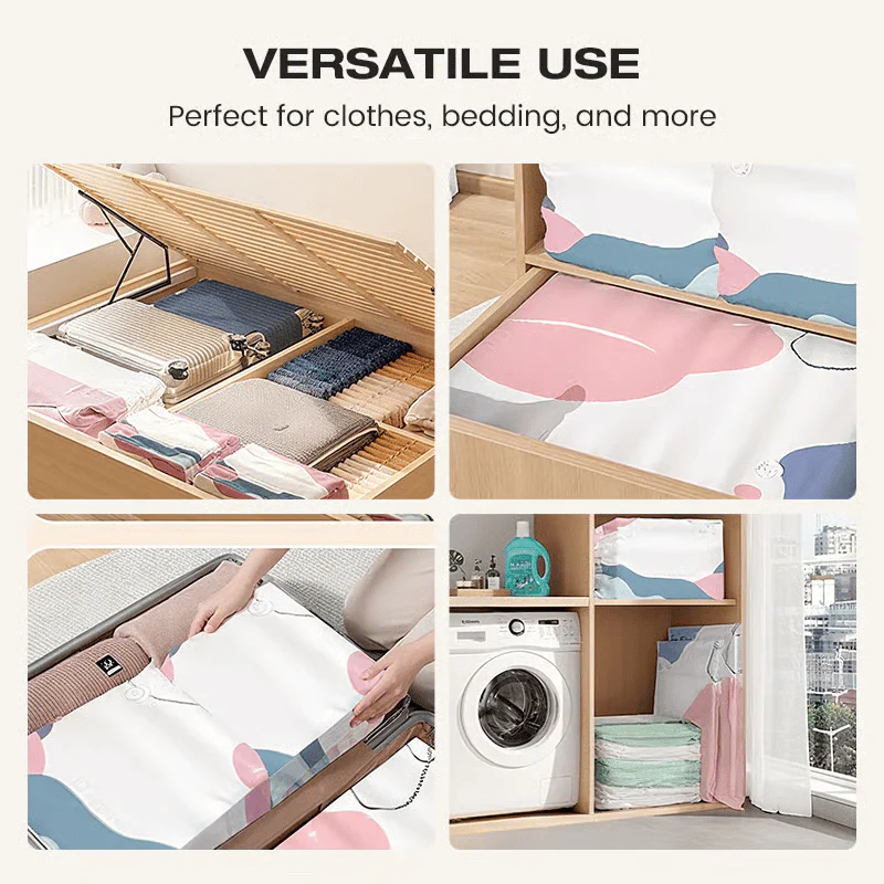 💥100K+ SOLD🛒 Large-Capacity Vacuum Bags – No Pump Needed! 💨✨