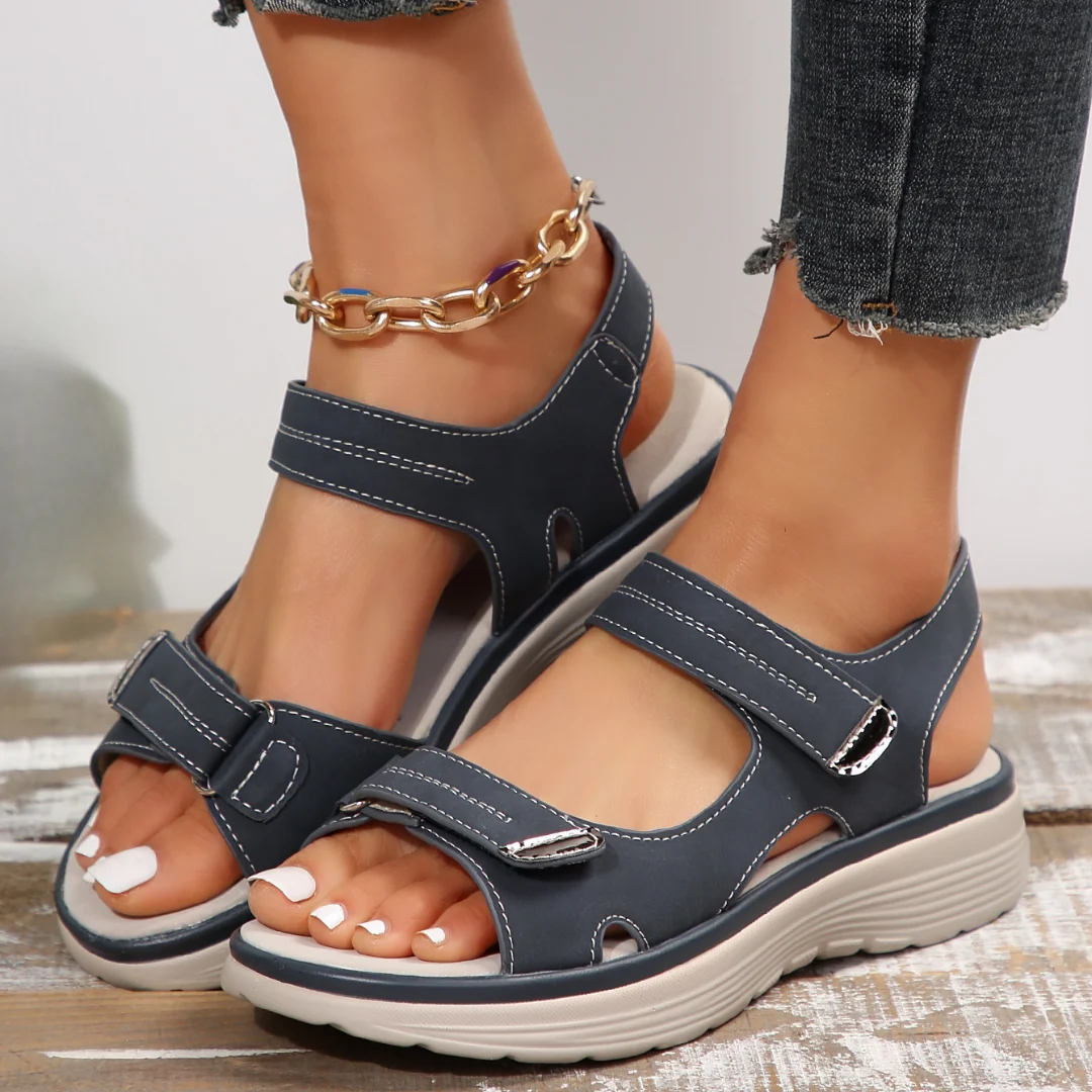 🔥 LAST DAY: 80% OFF - 👣 Women's Orthopedic Comfort Walking Sandals with Adjustable Arch Support