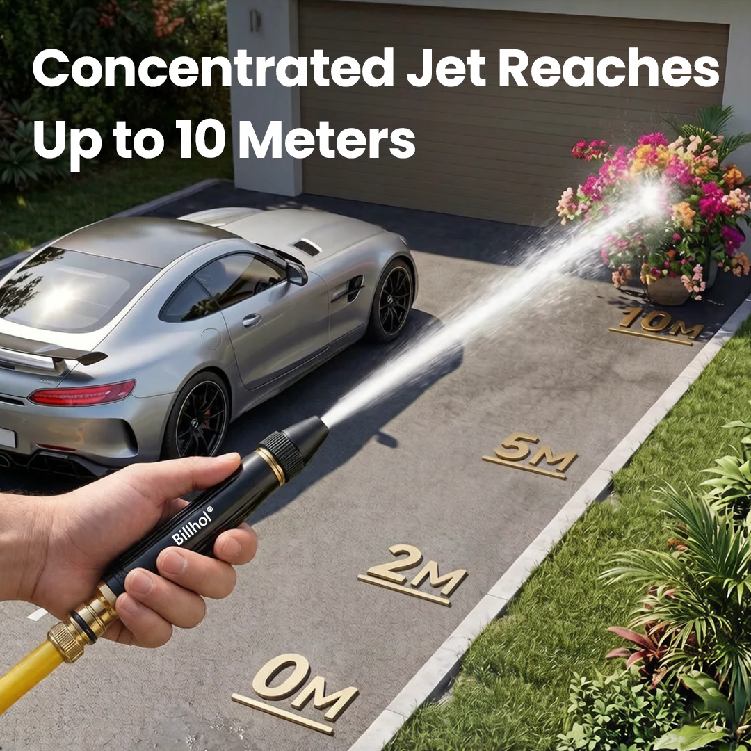 Last Day 80% OFF丨🏆 Home high-pressure car wash water gun , a must-have for watering plants and vegetables, and car washing.👍💦