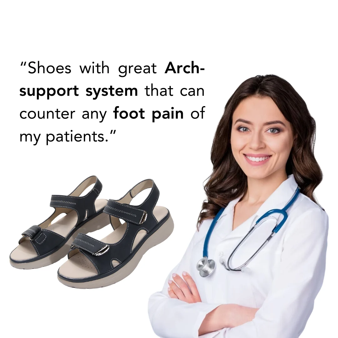 🔥 LAST DAY: 80% OFF - 👣 Women's Orthopedic Comfort Walking Sandals with Adjustable Arch Support