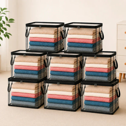 LAST DAY 50% OFF ✨📦 Large Heavy-Duty Thick Plastic Clear Storage