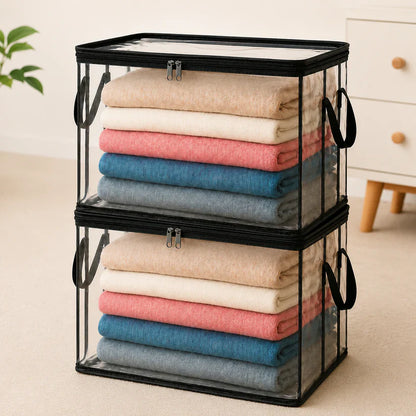 LAST DAY 50% OFF ✨📦 Large Heavy-Duty Thick Plastic Clear Storage