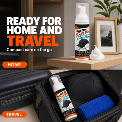 Last Day 80% OFF🔥 | Cap Foam Cleaner – No Rinse, No Sweat Stains